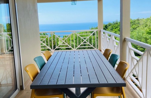 Les Anses-d'Arlets Maison | Villa avec piscine à débordement vue mer aux Anses D'Arlet 4****