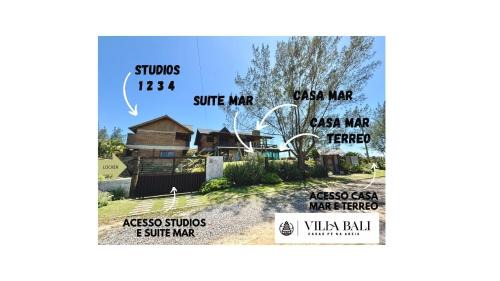 Barra de Ibiraquera Maison | Villa Bali Casas pé na areia