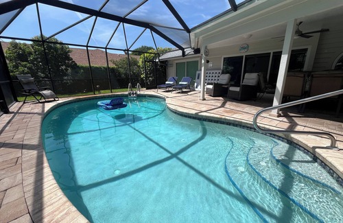 Kings Lake Maison | VILLA BELLY :-) avec piscine chauffée à Kings Lake 6-8 pers. WiFi gratuit, garage, barbecue