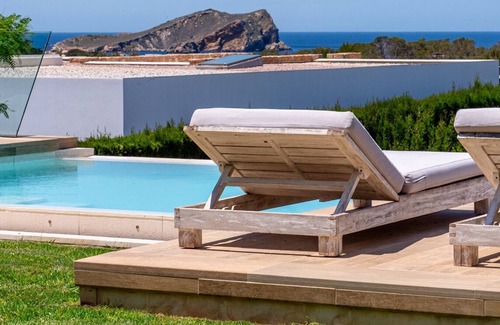 Cala Comte Villa | Villa de luxe avec vue sur la mer, sur la plage de Cala Conta