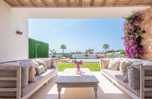 Cala Comte Villa | Villa de luxe avec vue sur la mer, sur la plage de Cala Conta