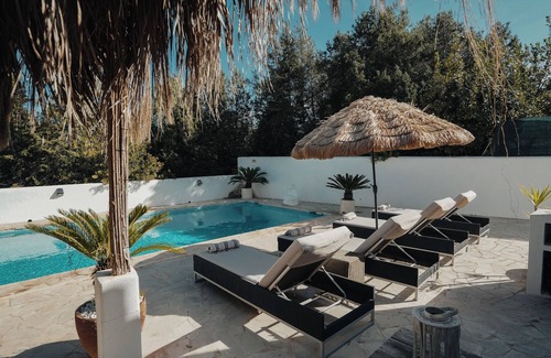 Sant Rafael de Sa Creu Villa | Villa 'Carol' avec piscine privée, Wi-Fi et climatisation