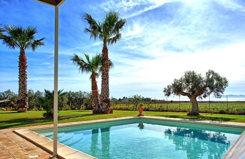 Trapani Villa | Villa Casale - Villa avec piscine et vue sur la mer, en Sicile