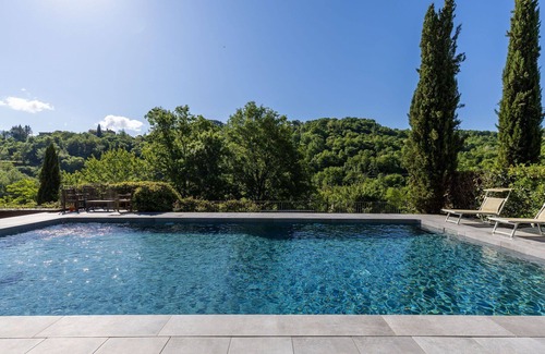 Castel Focognano Villa | Villa Casentino - Maison de campagne avec piscine privée à Capolona, Toscane