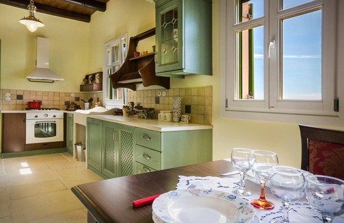 Paliki Villa | Villa 'Country Atheras' avec vue sur la mer, Wi-Fi et climatisation