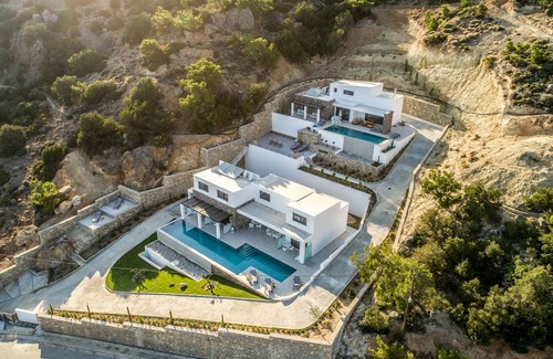Koutsounari Appartement | Villa Daniela Apartments with pool and seaview