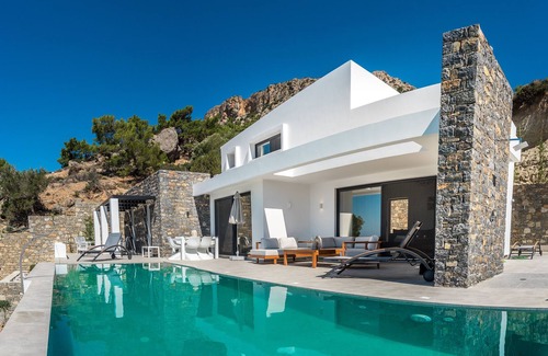 Koutsounari Villa | Villa Daniela, piscine privé, vue sur mer et champagne !