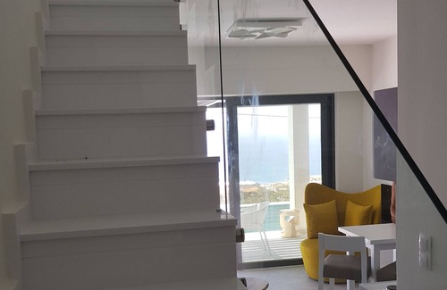 Koutsounari Appartement | Appartements privés Villa Daniela avec piscine et vue mer