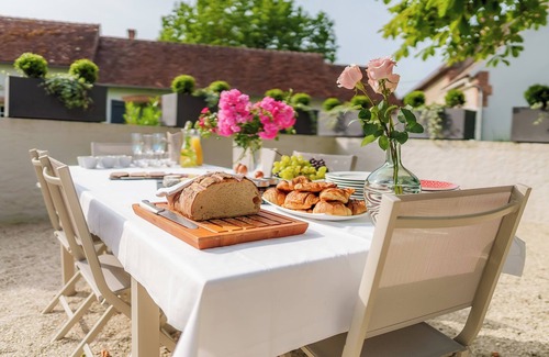 Langon Villa | Villa de Nocfond, luxe rural à 2h de Paris avec jacuzzi, sauna, piscine, clim