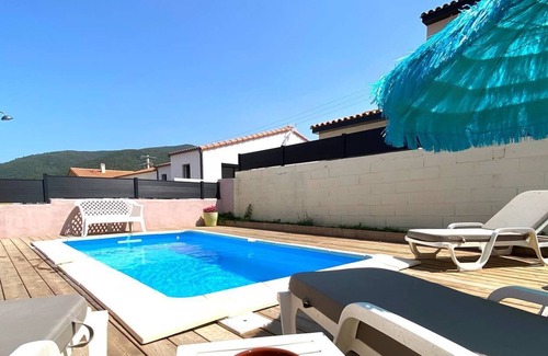 Joch Maison | Villa entièrement climatisée, piscine, terrain de pétanque, à 3 km du lac de Vinça, 35 km de...