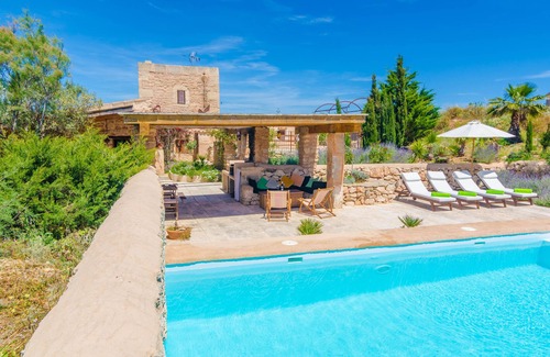 Campos Villa | VILLA ES MOLÍ DES TRENC - Villa with private pool in Campos. Free WiFi