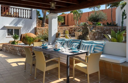 Cala Vadella Villa | VILLA CAN COSTA - Private villa with pool & WIFI. Stunning sea views sunset in Cala Vadella beach