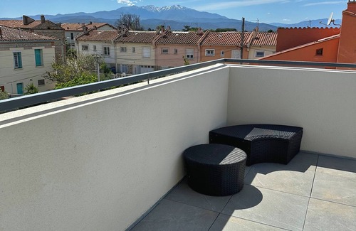 Le Soler Villa | Villa Etang Cielgrande Terrasseclimparking