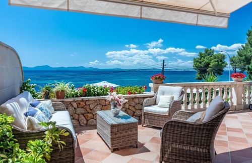 Alcanada Chalet De Ski | Villa FARO pour 8 personnes en face de la mer à Alcanada avec piscine