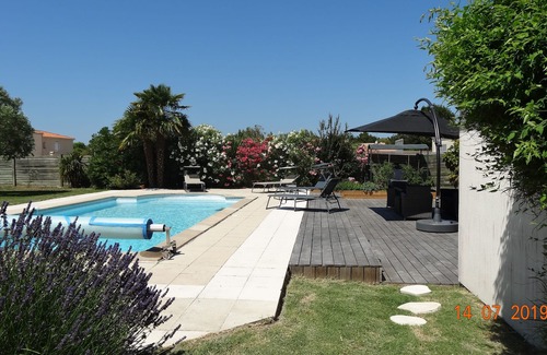 Les Boucholeurs Villa | Villa plein pied pour 6 personnes avec piscine chauffée à 900m de l'océan