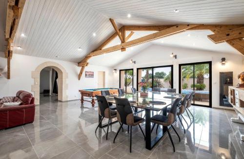 Saint Nazaire sur Charente Maison | Villa Boyard - Pour 10 avec piscine privée et jacuzzi