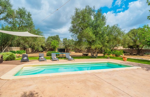 Llucmajor Villa | Villa 'Garraseca' avec vue sur les montagnes, Wi-Fi et climatisation