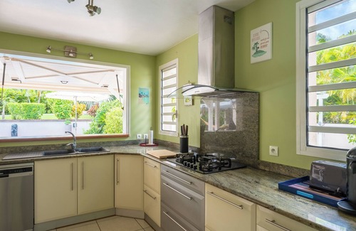 Saint-Francois Villa | Villa Gwada, piscine et jacuzzi sans vis à vis, accès plage à pied
