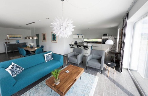 Morbach Maison | Villa Hunsrück - chalet, douche et baignoire, WC, 3 chambres