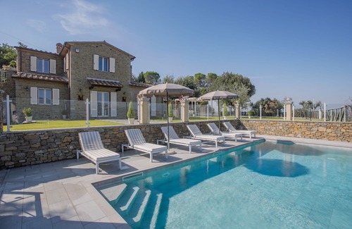 Cortona Villa | Villa à Il Castagno avec 3 chambres à coucher, 8 couchages