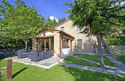 Pieve di Chio Villa | Villa à Poggioni avec 3 chambres à coucher, 6 couchages