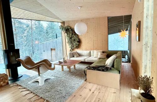 Utajarvi Villa | Villa Jäkälä - An architectural wooden villa by the lake