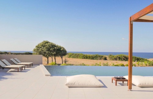 Paliki Villa | Villa Kalokairi - Quatre Chambres Villa, Couchages 8