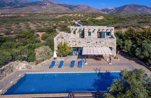 Livadia Villa | Villa Kimothoe w/ Private Pool & Sea views only 10 km to famous Elafonissi Beach