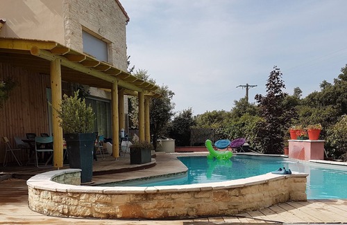 Orgnac-l'Aven Villa | Villa Ardèche "la tanière des chênes verts" 167m2 piscine privative et jardin