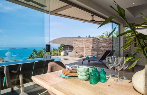 Chaweng City Center Villa | Villa Lanta 2Br vue imprenable sur la mer