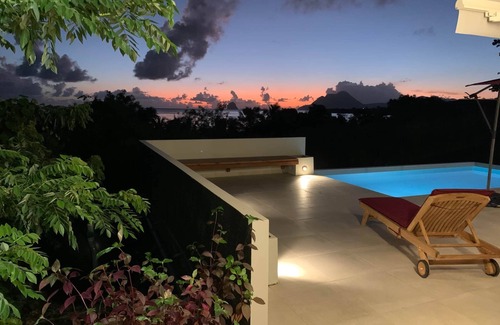 Trois-Rivieres Maison | Villa Little Grey Ste-Luce (Martinique) vue Mer des Caraibes