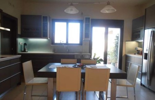Garipa Villa | Villa lofos (330 m2), vue complète, grande piscine privée