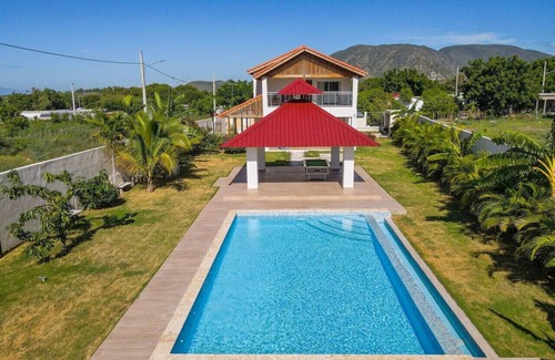 Las Charcas Appartement | Private Villa with Pool & Views Near Ocoa Bay