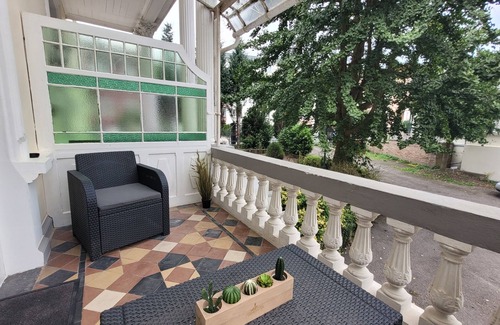 Bad Pyrmont Appartement | Villa Mercedes - Studio 1 in the center with balcony and parking space