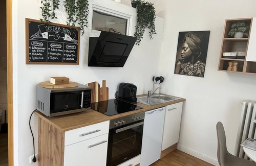 Bad Pyrmont Appartement | Villa Mercedes - Studio 2 in the center with parking and balcony, dog allowed