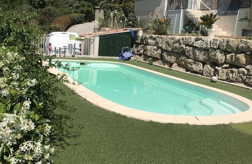 Cantaron Villa | Villa mitoyenne proche Nice avec Piscine - 6 pers