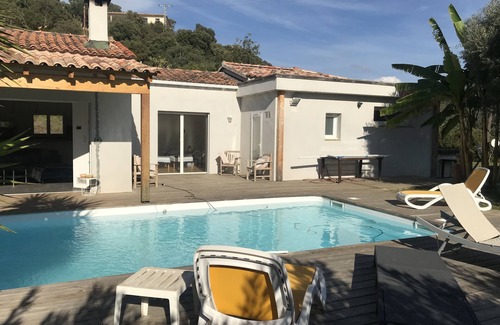 Ocana Villa | villa aux portes d'Ajaccio avec piscine chauffée au coeur de la nature