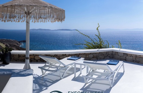Tourlos Villa | Villa OF Unmatched Beauty Surrounded BY THE Sea, THE SUN AND THE Sunset