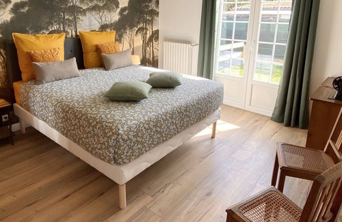 Etretat Villa | Villa Opale Etretat - garden, terrace and parking