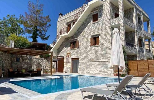 Geropotamos Villa | Villa Orthes, Peacefull Stone-Built Villa with Private Pool