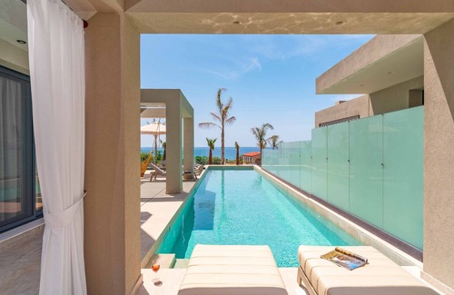 Lardos Villa | Villa Ouranos - Quatre Chambres Villa, Couchages 8