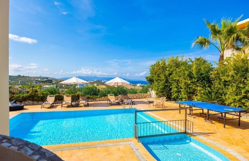 Kato Stalos Villa | Villa Pasiphae 1 - Trois Chambres Villa, Couchages 7
