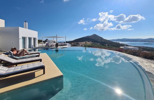 Nea Cryssi Akti Villa | Villa Pastorale, Vue à 360 degrés, Jeu de Boule,