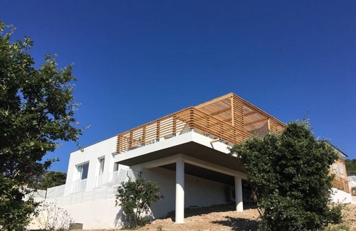 Oletta Villa | villa Phi, sur les hauteurs de Saint Florent, à 10 minutes de la plage