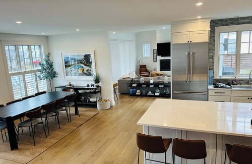 South Rehoboth Maison | Villa Rehoboth -- 5 master suites, salt-water pool, cinema. In-town location.