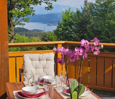 Techelsberg am Worther See Villa | Villa Sara - Wörtherseeblick, Sauna, Panoramaterrasse
