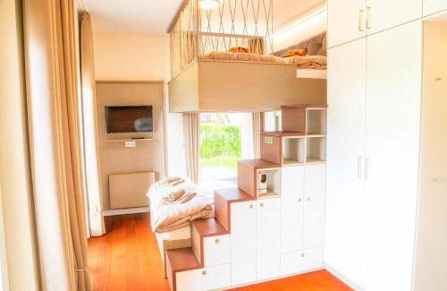 Hohe Dune Appartement | Villa Schmidt - Strandhaus direkt am Meer mit Sauna, Sport und Dünengarten II