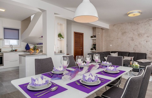Kastel Kambelovac Villa | Villa Sirena piscine privée pour 8 personnes près de la plage