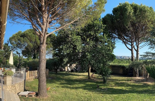 Pujaut Maison | Villa TAEO, piscine, jardin arboré et vue sur les vignes - 10km d'Avignon