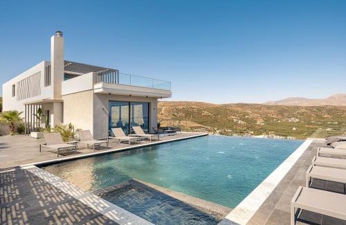 Kissamos Villa | Villa Thealon I New luxury villa with sea view and private infinity pool